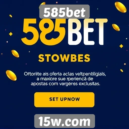 Ofertas promocionais disponíveis no 585bet